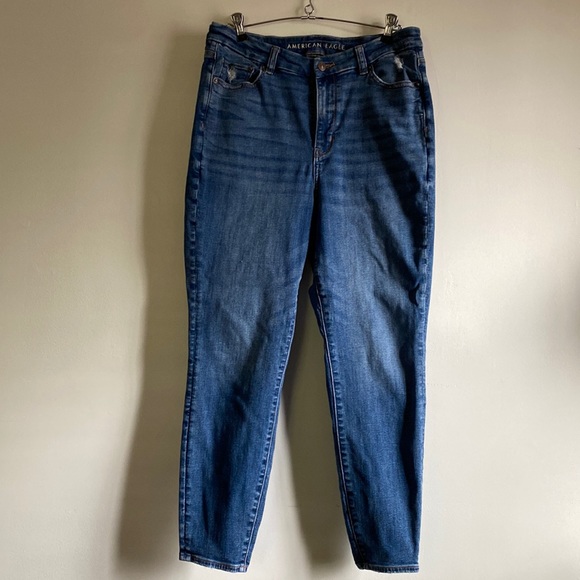 AMERICAN EAGLE Next Level Stretch High Waisted Skinny 12 SHORT - Picture 1 of 4